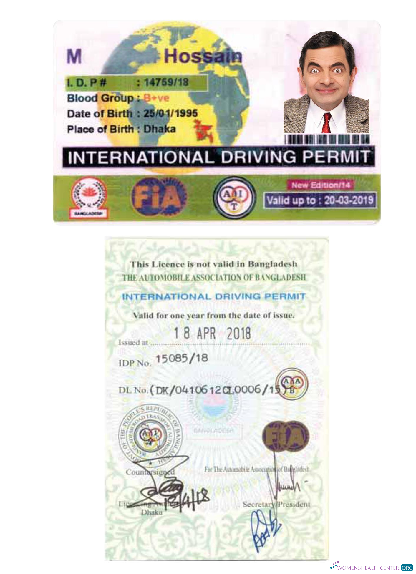 download Bangladesh international driving permit